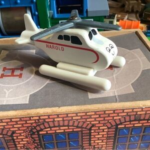 Rare Vintage Harold the Helicopter Thomas & Friends Wooden Railway